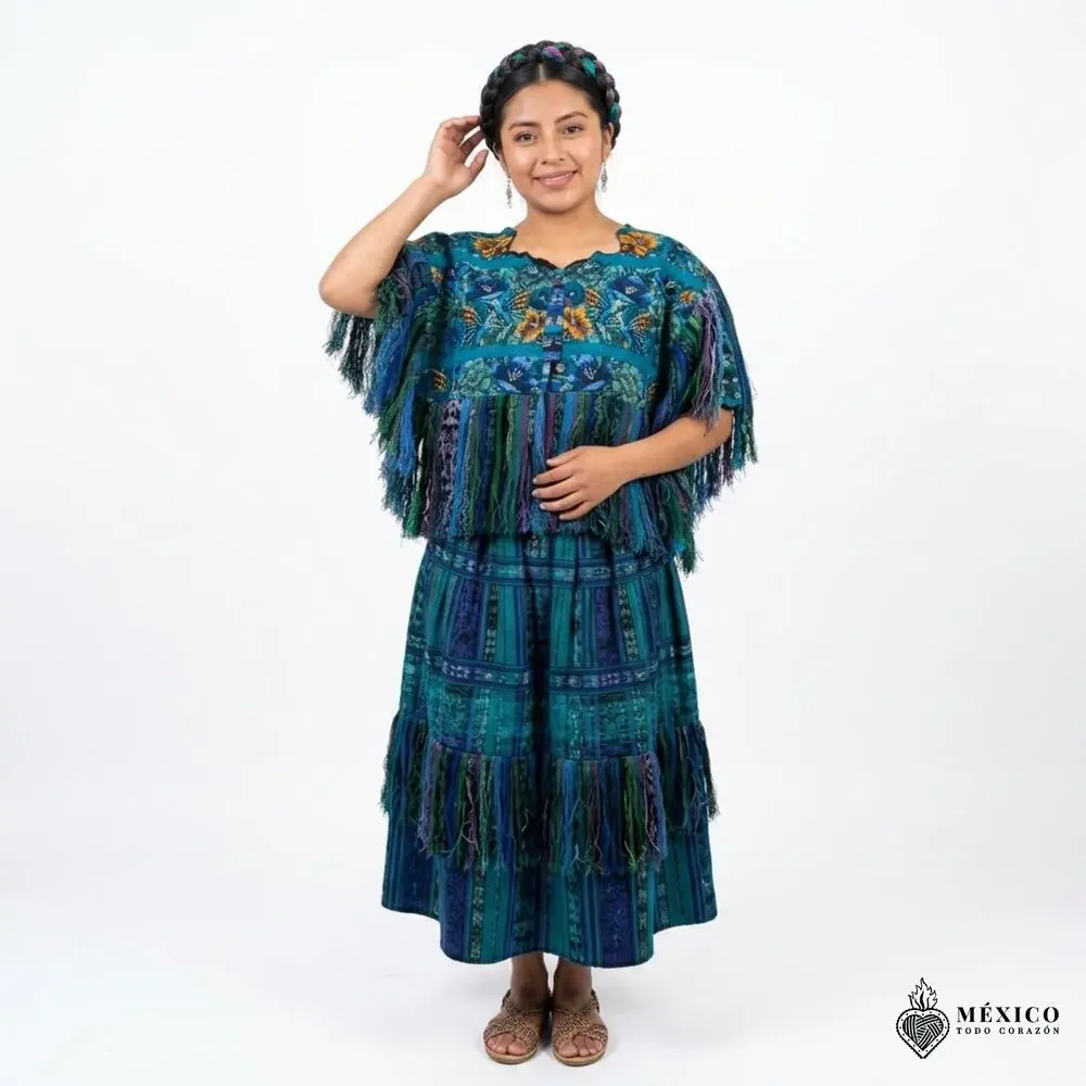 Cape huipil  only One of a kind one size SEE measurements one size fits all
